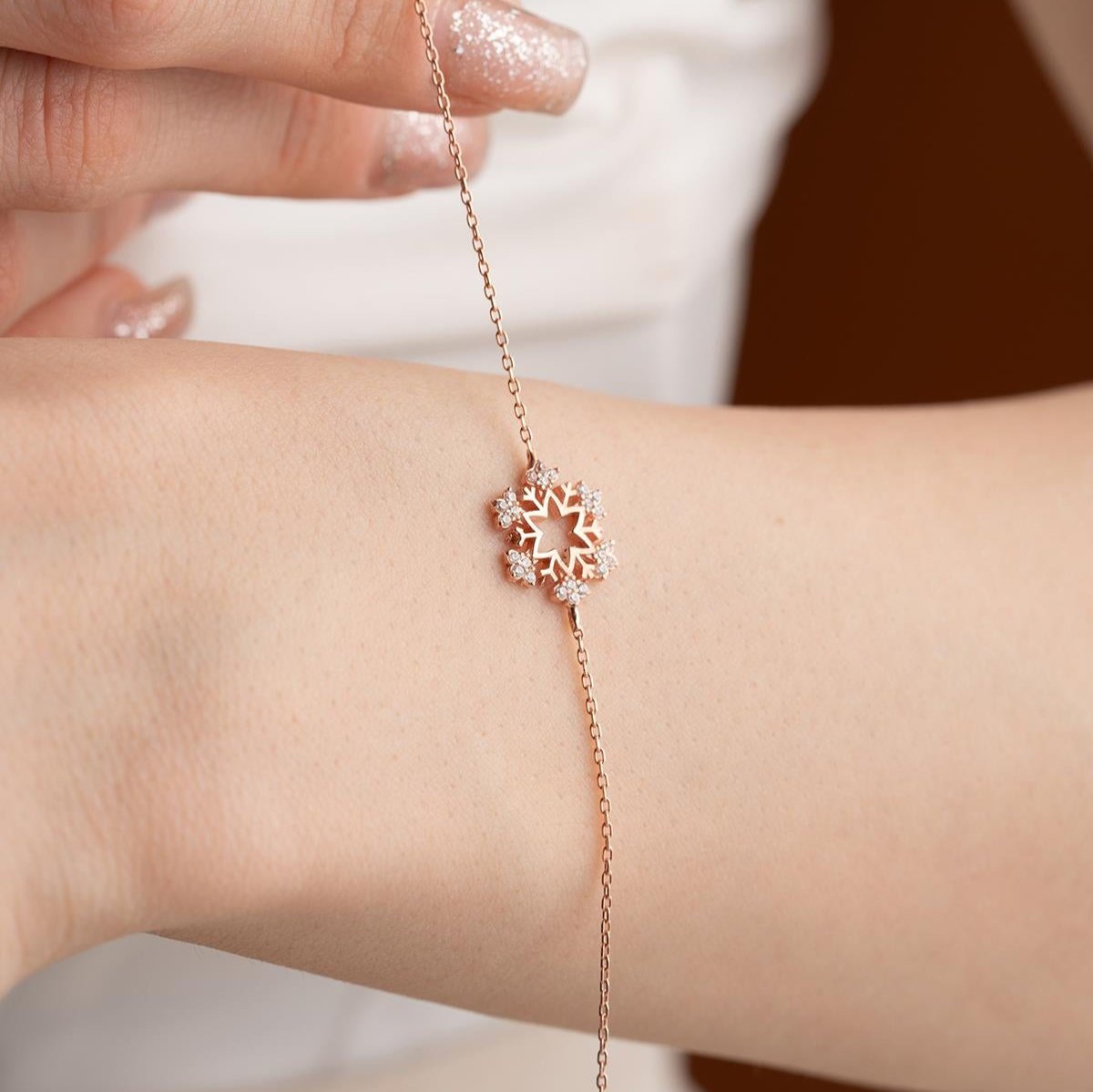 Schneeflocke - Armband