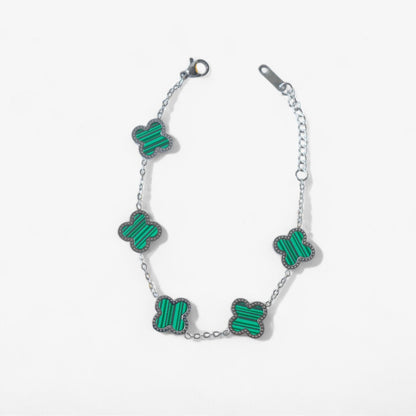 Clover-Armband (Silber)