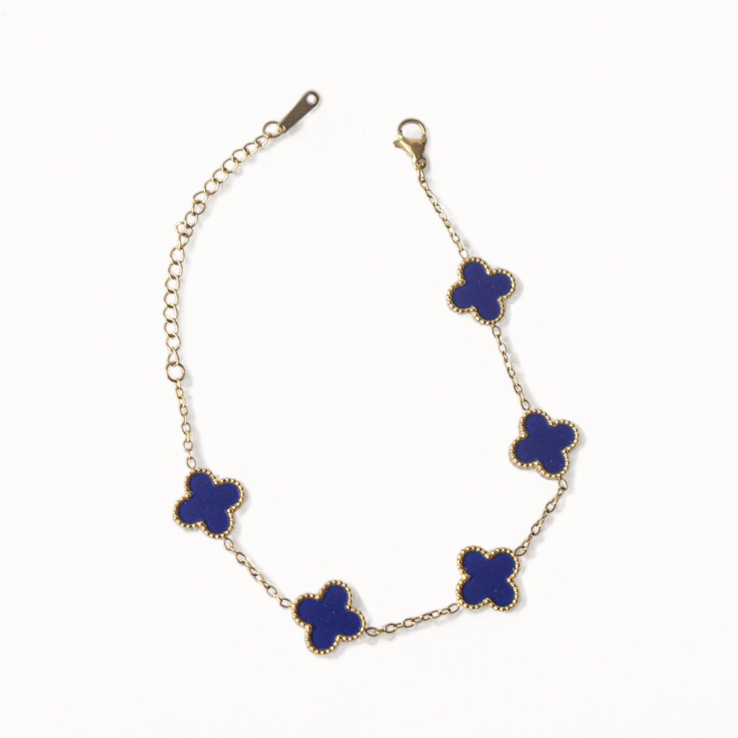 Clover-Armband in blau