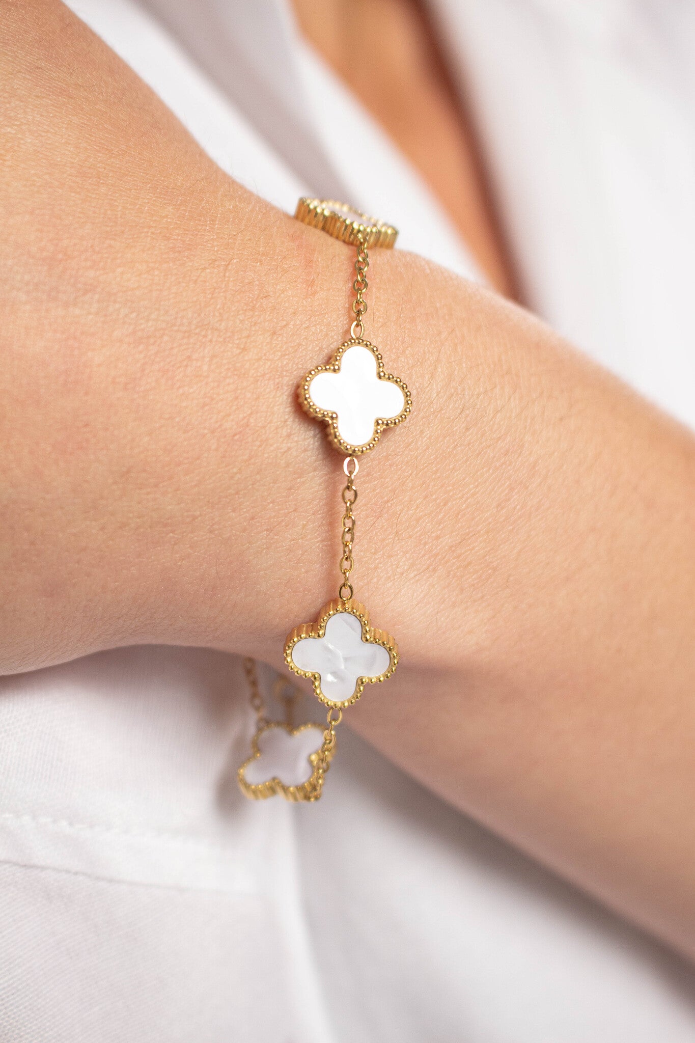 Clover - Armband (Gold)