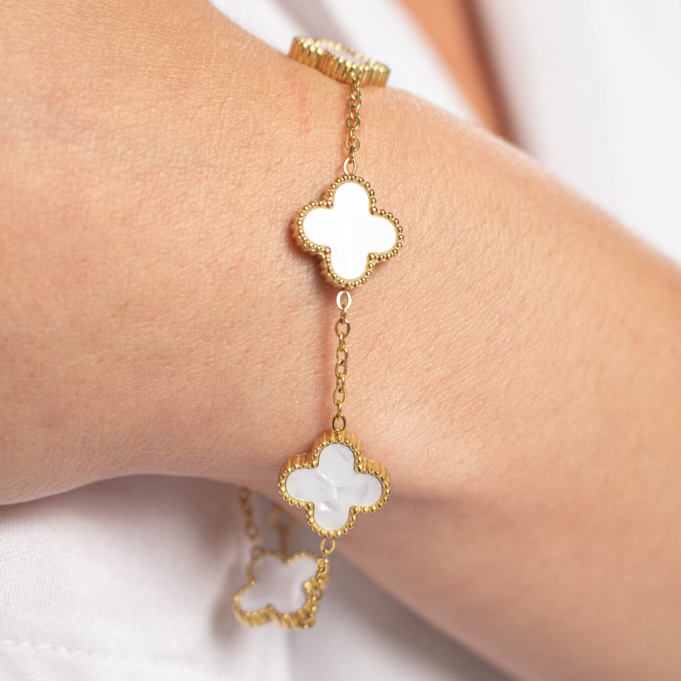 Clover - Armband (Gold)