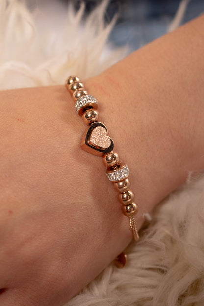 Herz-Charm Armband