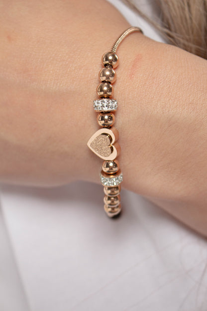 Herz-Charm Armband