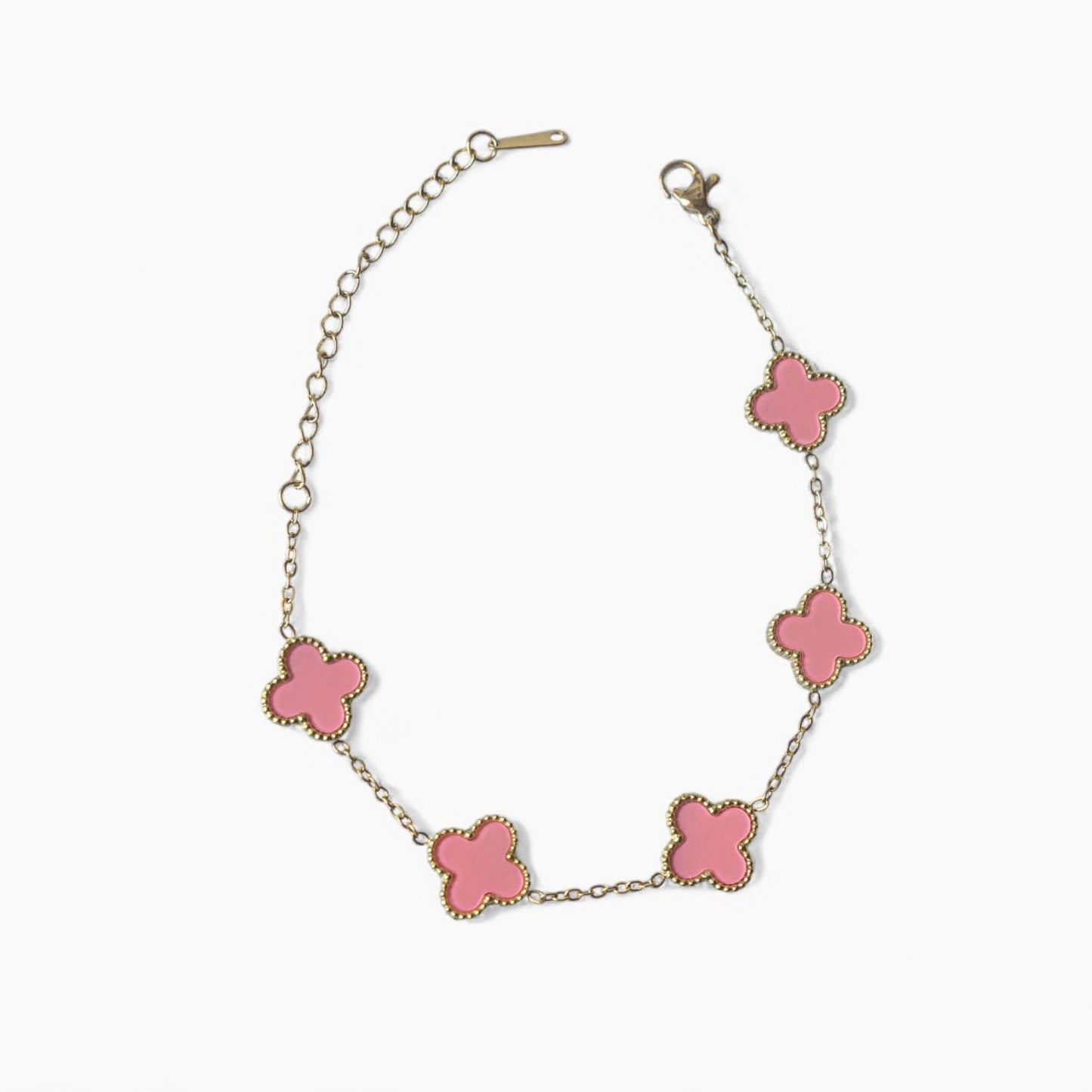 Clover Armband in rosa Farbe